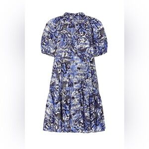 Kate Spade Blue and Black Mini Dress